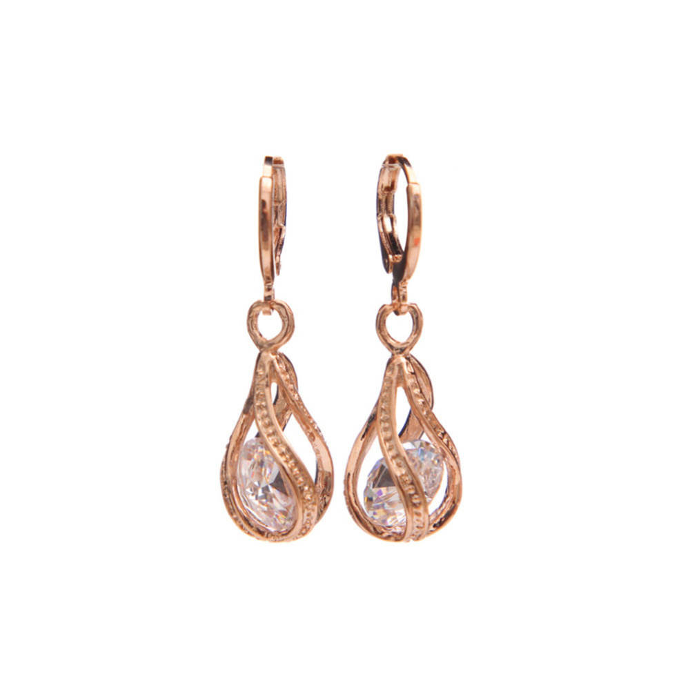 Crystal Teardrop Dangle Earring Jewelry 157